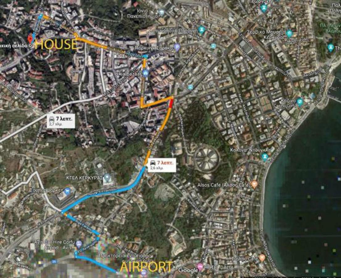 B&B In Corfu Town Экстерьер фото